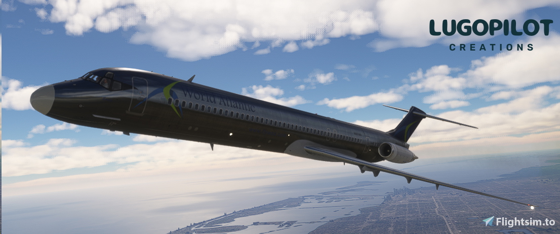 World Atlantic N801WA / 2019 (High-Fidelity) | MD-83 MaddogX 20TH