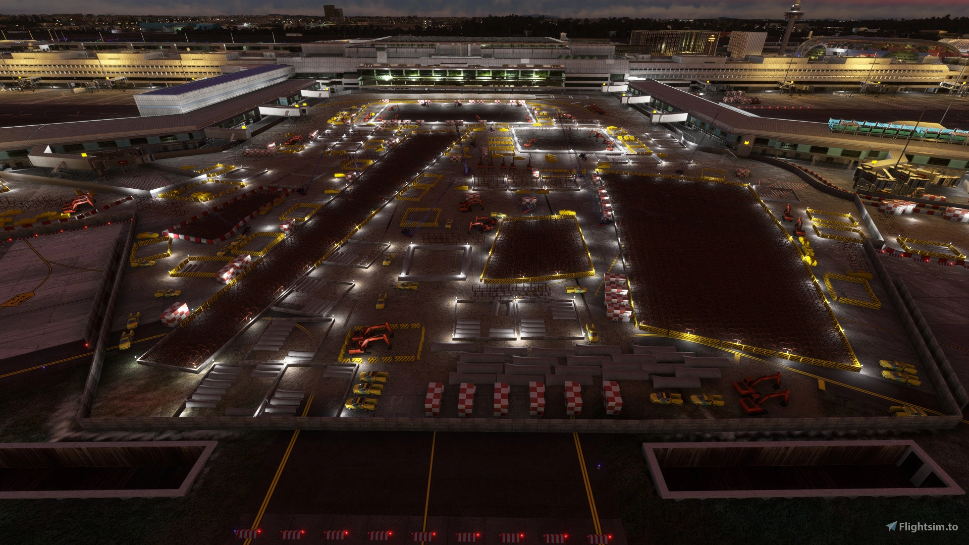 WSSS Singapore Changi — Custom Taxiway Lighting and Improvement Mod for TAIMODELS Scenery - Image 1