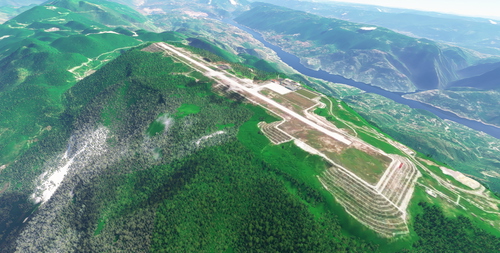ZUWS Wushan Airport with detailed models