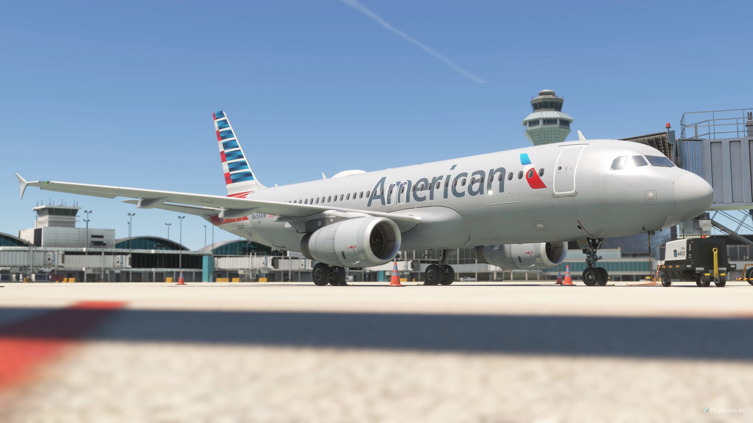 AMERICAN AIRLINES AIRBUS エアバス A320 Fenix A320 | American Airlines | ORBX's new RICHMOND to