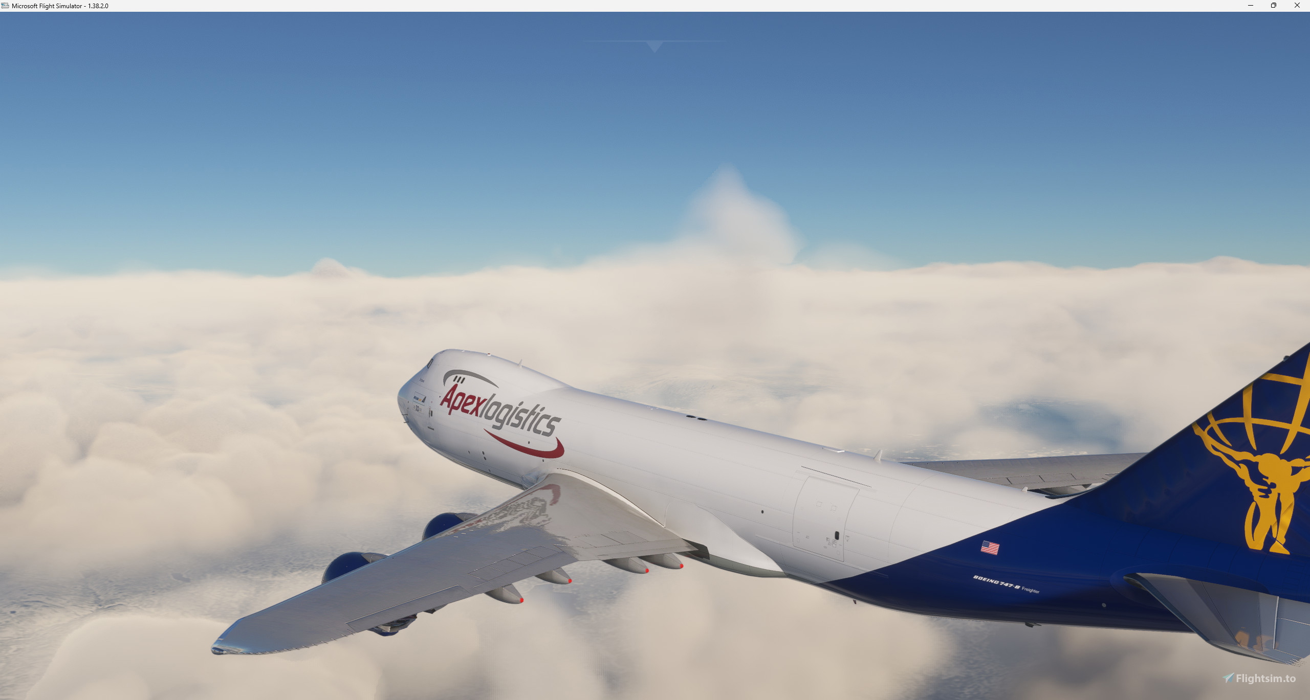 747-8F Atlas Air N863GT para Microsoft Flight Simulator | MSFS