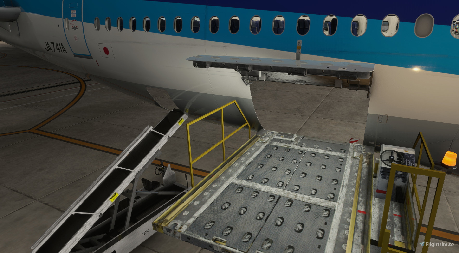 ANA [JA741A] w/Cabin PMDG B777-200ER for Microsoft Flight