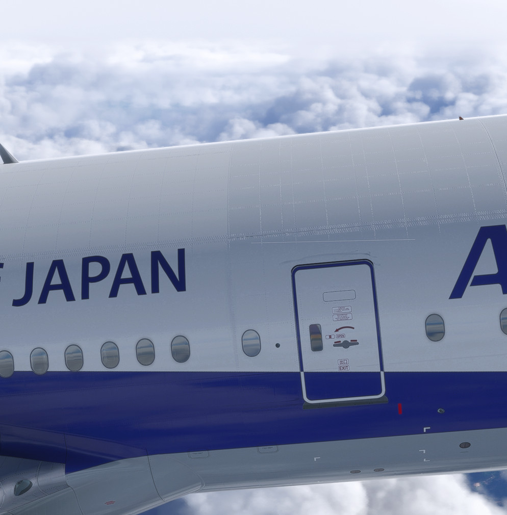 ANA [JA741A] w/Cabin PMDG B777-200ER のために Microsoft Flight