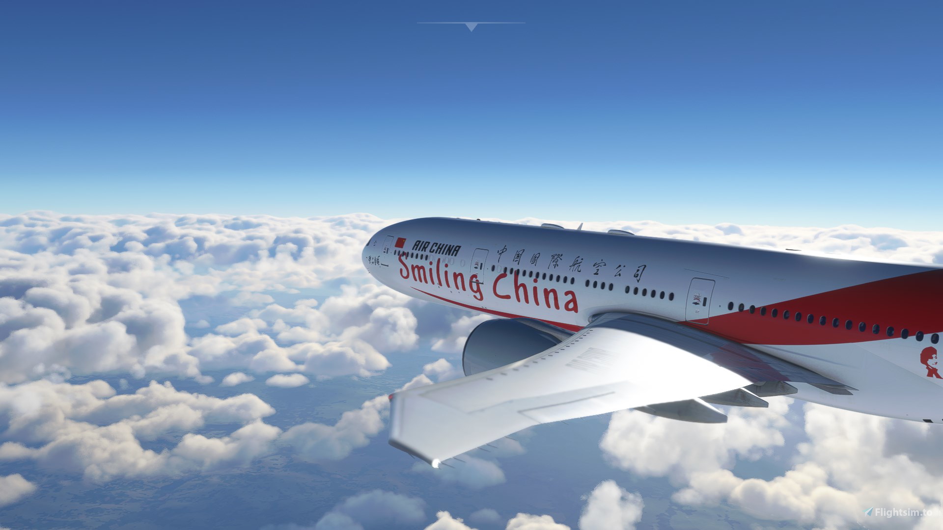 その他 Air China Boeing 777-300ER Smiling China Air China Smiling China 777-300ER livery - Features