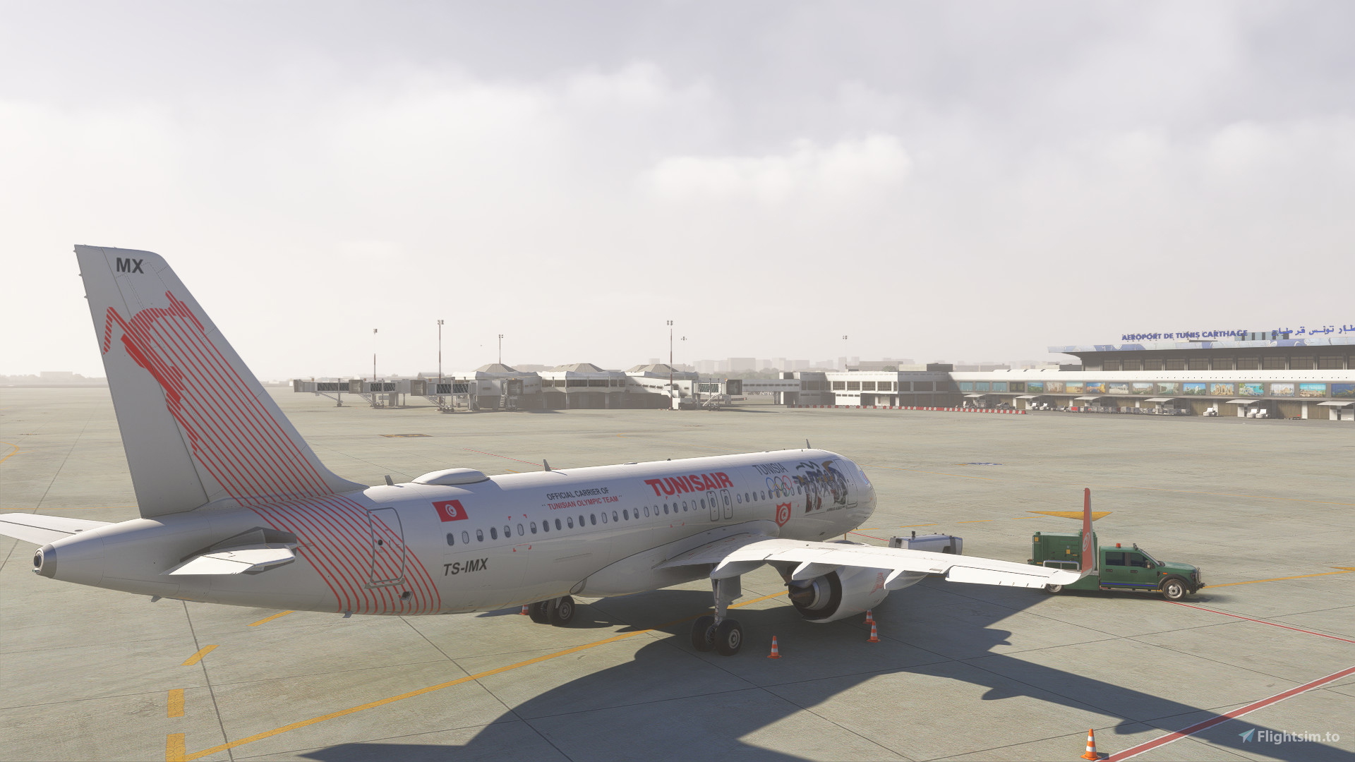 Tunisair TS-IMX Paris 2024 Olympic games special livery for Inibuilds ...