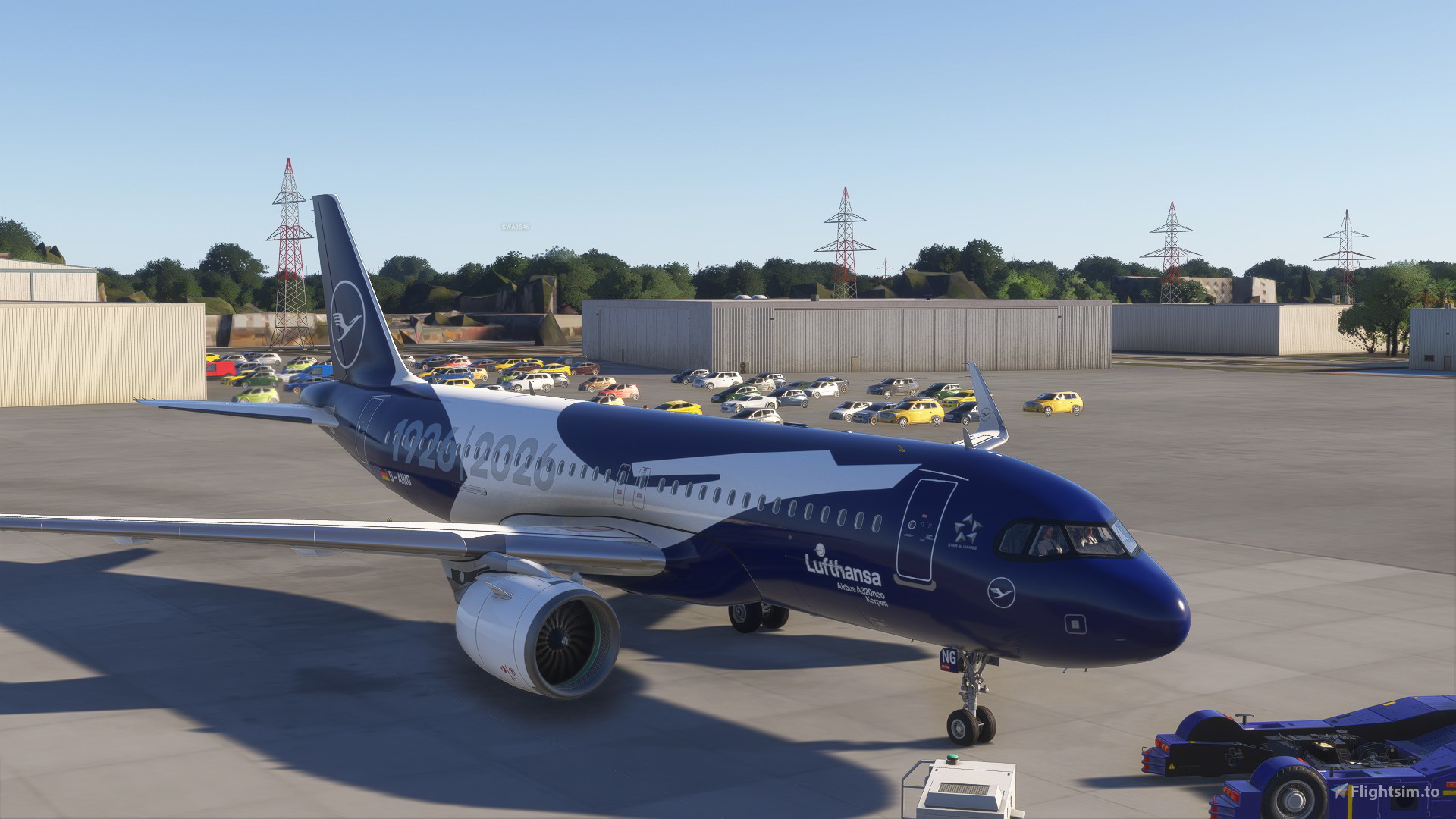 A32NX] Airbus A320neo Lufthansa 100th Anniversary (D-AING) のため