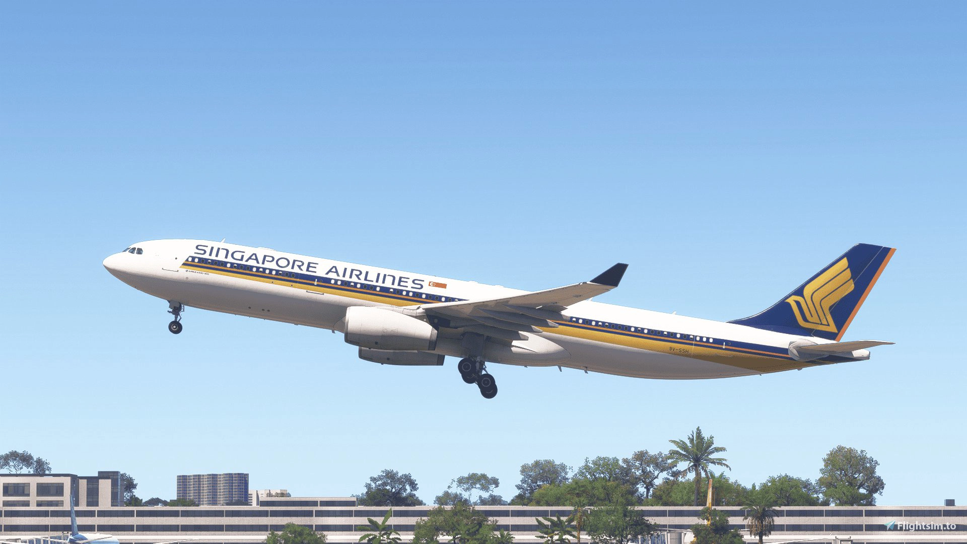 Inibuilds Airbus A330-300(RR) Singapore Airlines 9V-SSH - Aircraft