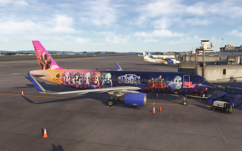 MFS2024] Fenix A320 BanG Dream Roselia Livery (CFM SL) - Aircraft