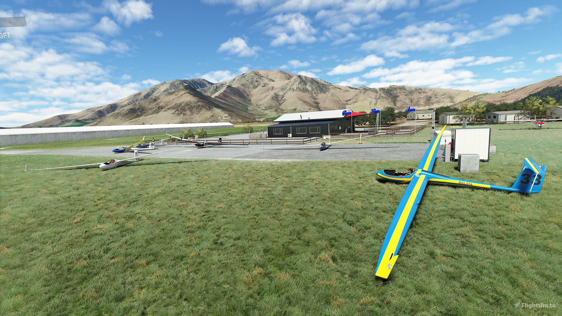 Omarama New Zealand (Glider Paradise) for Microsoft Flight Simulator MSFS