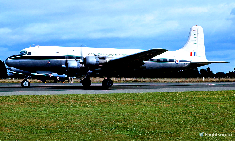 Liveries Requests - RNZAF DC-6 (ex-TEAL) 1960-65 - silver fern over ...