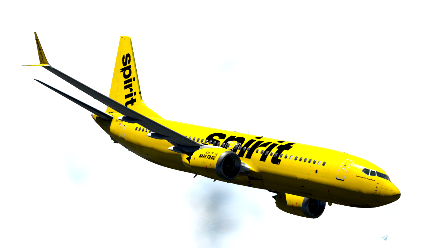 Liveries Demandes - Spirit Airlines Boeing 737 MAX 8 N538NK (Fictional