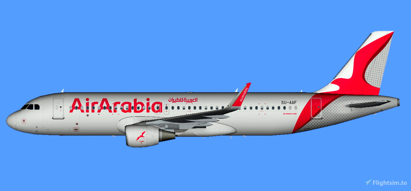 Liveries Demandes - Air Arabia A320neo Asobo SU-AAF - Flightsim.to