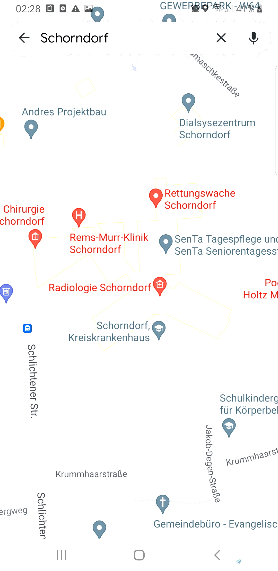 Sceneries Requests - Rems-Murr-Klinik Schorndorf ( Deutschland