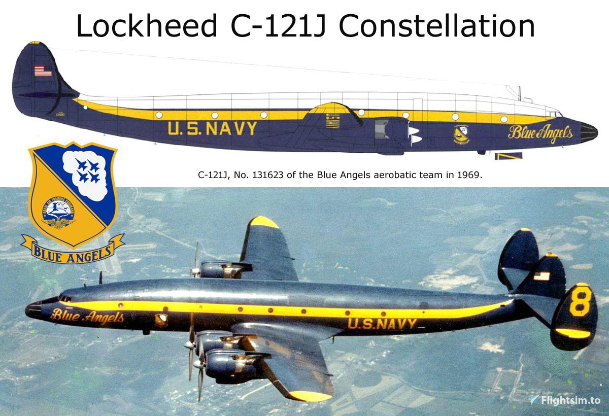 EC-121 (Redwing L-1049) for the "Blue Angels"