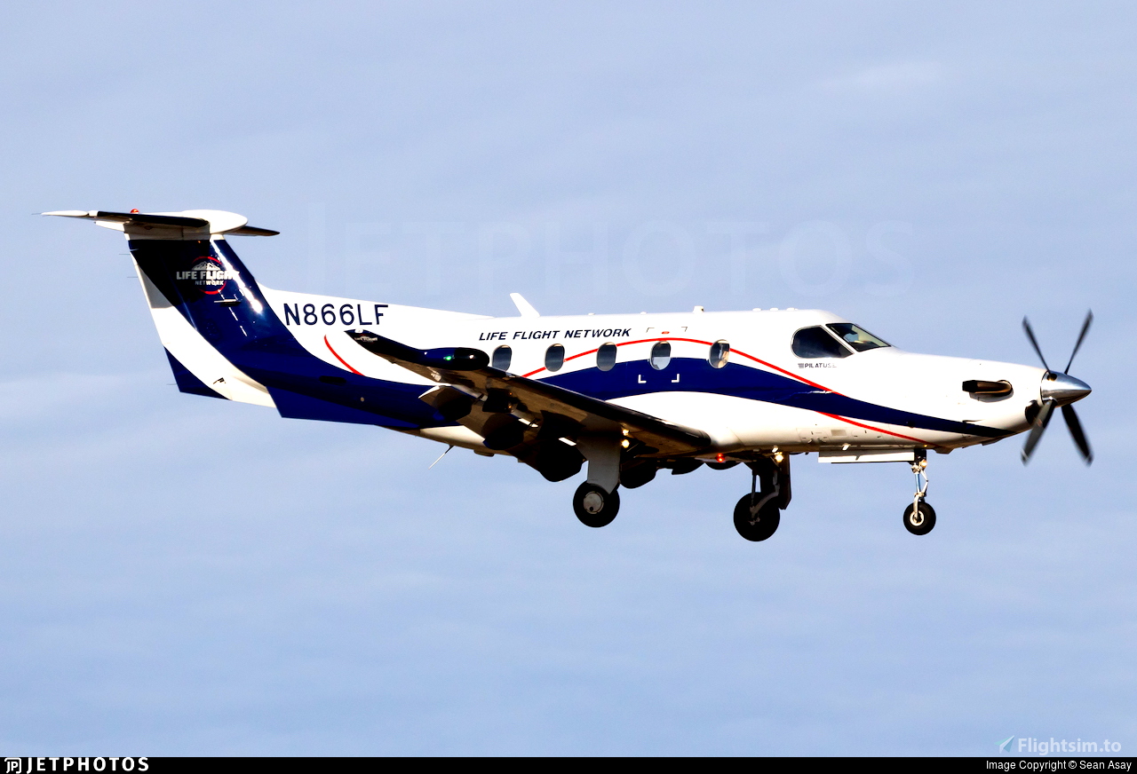 Liveries Requests Life Flight Network PC12 N866LF Flightsim.to
