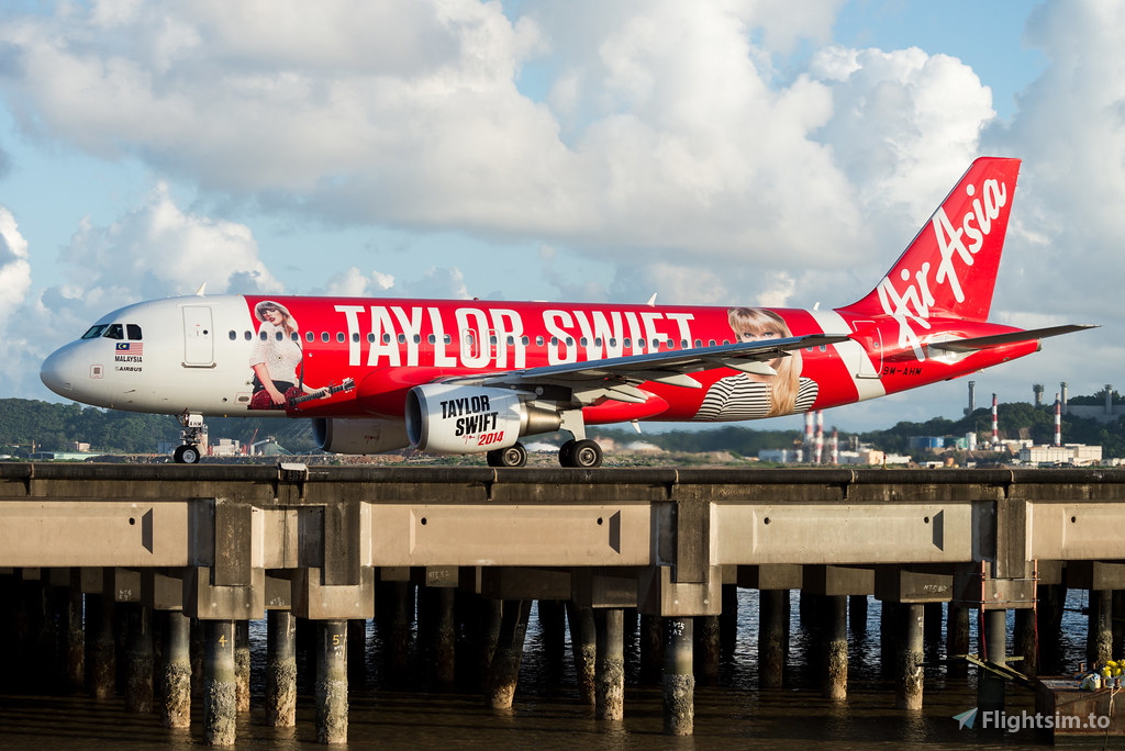 希少美品】Air Asia Taylor Swift A320 Livery 1:200-AirAsia Aircraft
