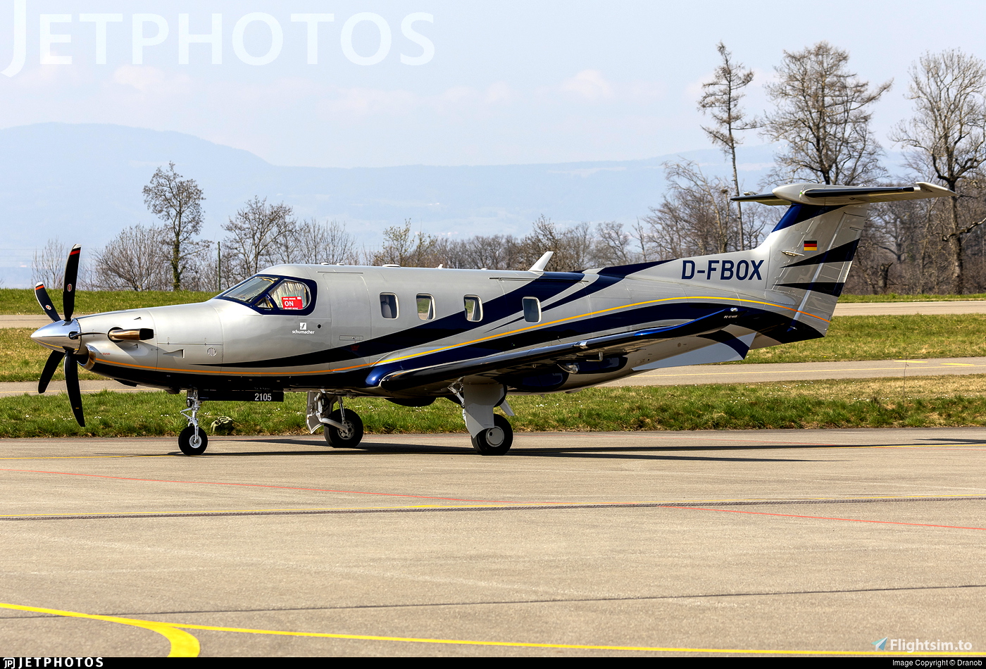 Sws Pc Liveries Requests - SWS PC-12 D-FBOX Schumacher Packaging - Flightsim.to