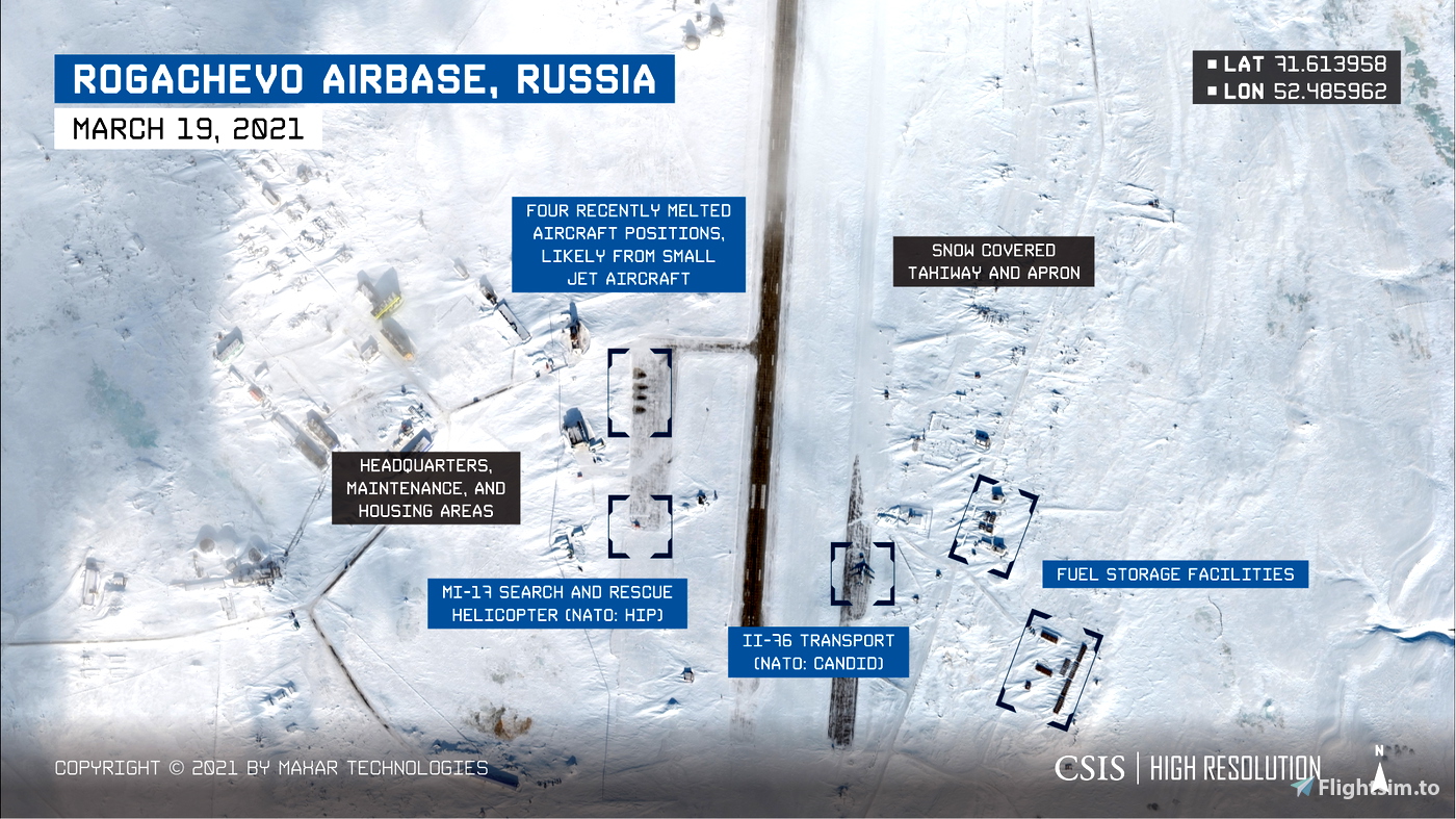 Sceneries Requests ULDR Rogachevo (air base) on Novaya Zemlya