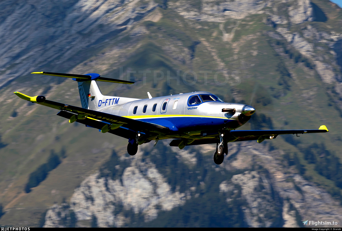 Sws Pc Liveries Requests - SWS PC-12 flYellow D-FTTM - Flightsim.to