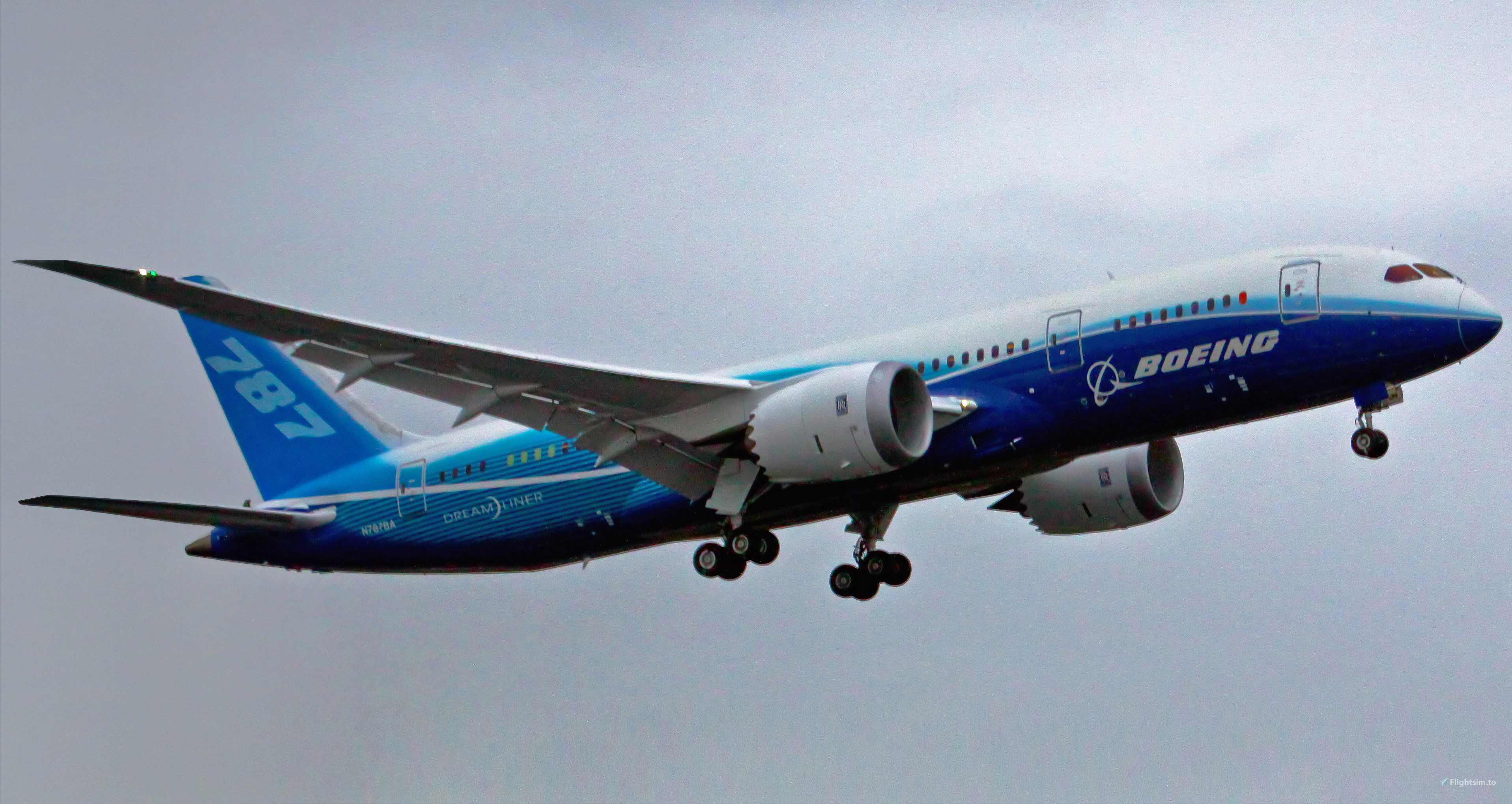 House Color Boeing 787-8 N787BA Phoenix 20026 Scale 1:200