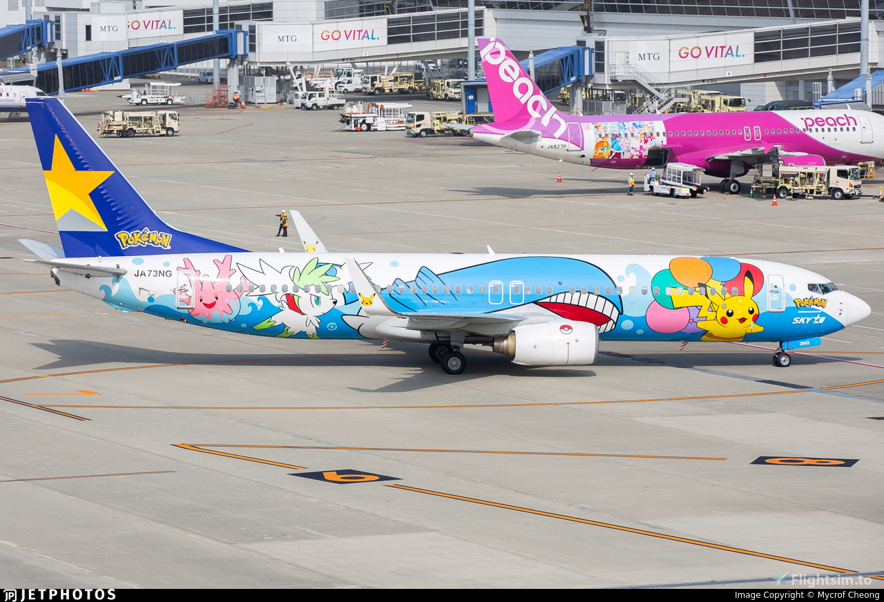 Liveries Requests - Skymark Airlines (Pokemon livery) 737-800