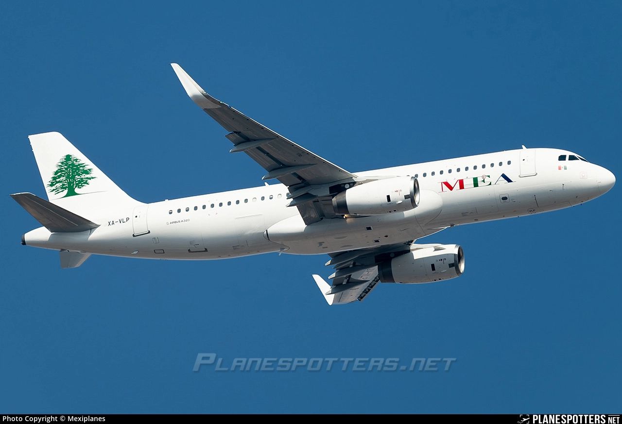 MEA A320 neo as attached photo