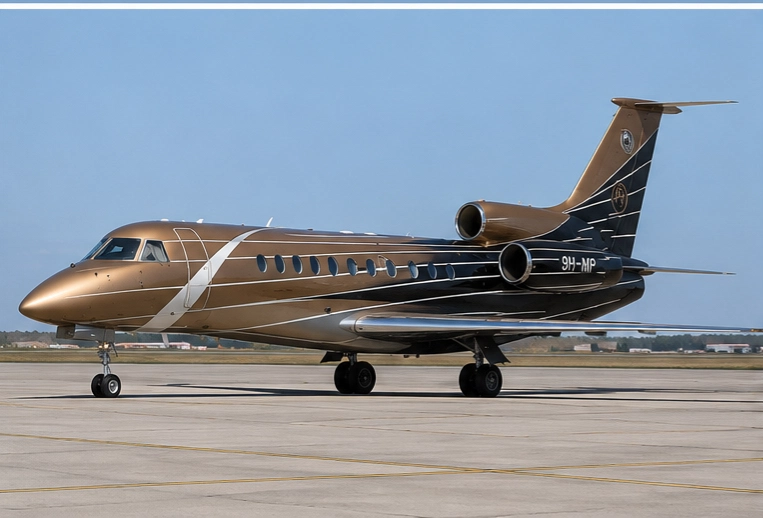 Falcon 50 fictionnal livery from N9-IMP