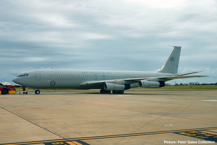 RAAF Boeing 707 Grey Low Visibility Scheme