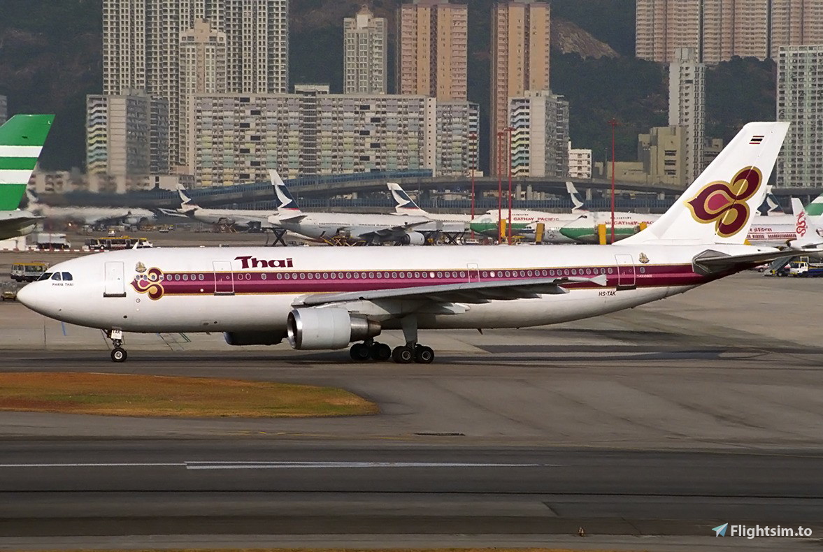 Inibuilds A300 Premium HS_TAK Thai old livery