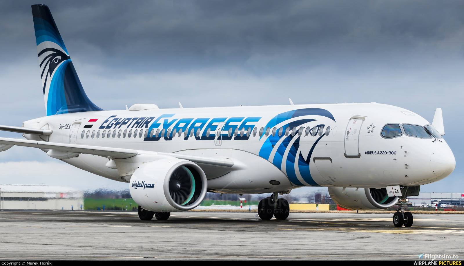 Egypt Air Express A220-300 SU-GEX