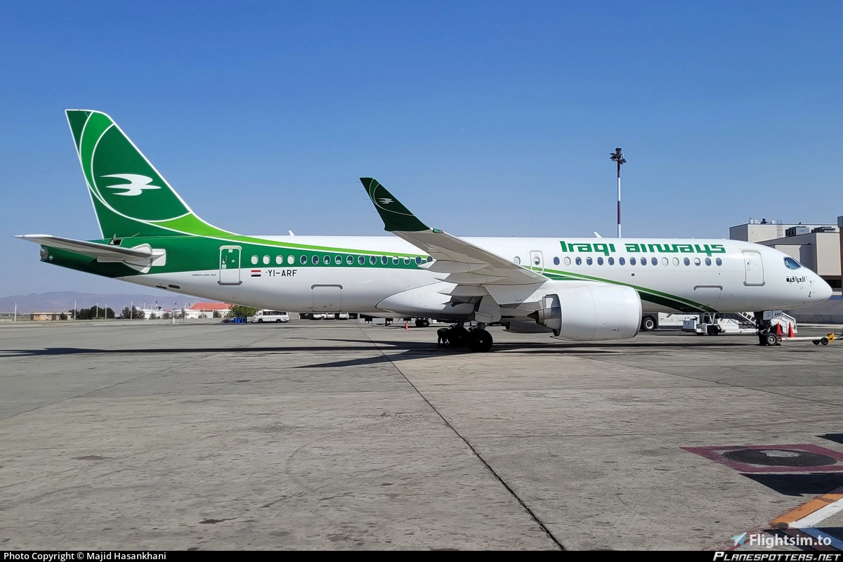 Synaptic A220-200 - Iraqi Airways - YI-ARF