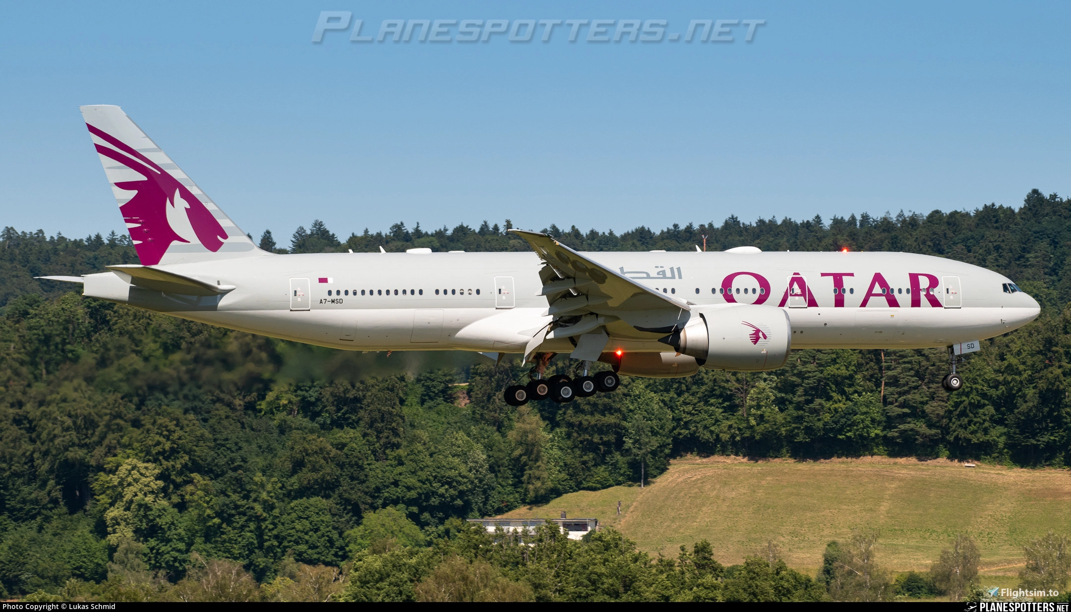 A7-MSD Qatar Amiri Flight Boeing 777-2KQLR VIP BBJ
