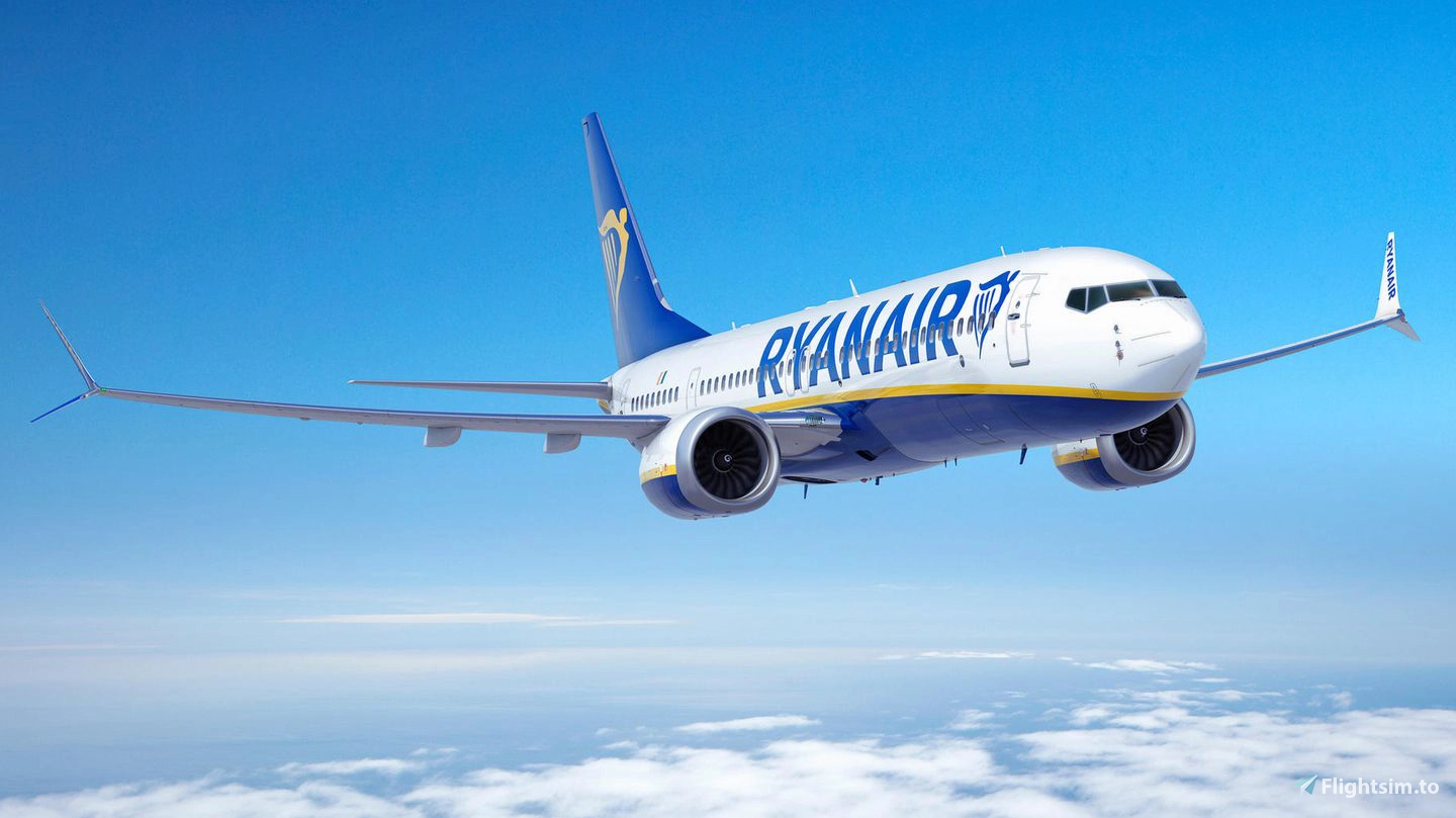 Ryanair B737-8 Livery Asobo/Working Title MSFS2020