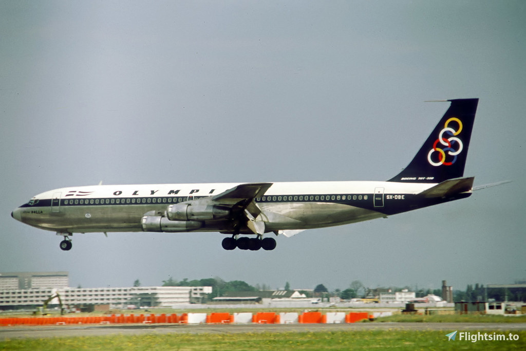 Olympic Airways 707-384B inibuilds/Working title sim 707