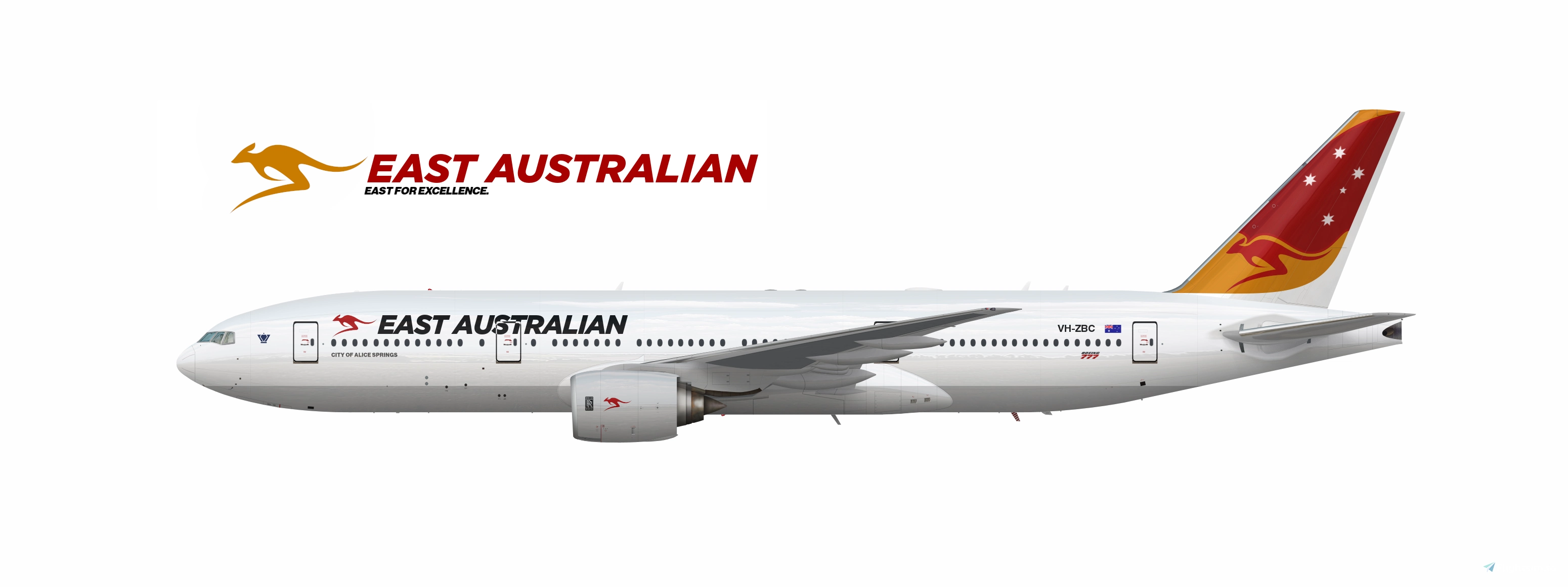 PMDG 777-200ER - VH-ZBC - East Australian [Fictional]