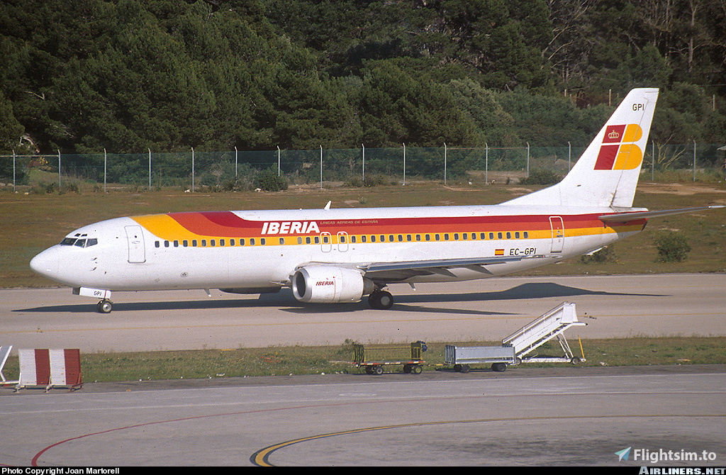Iberia CSS 737-400 LIVERY