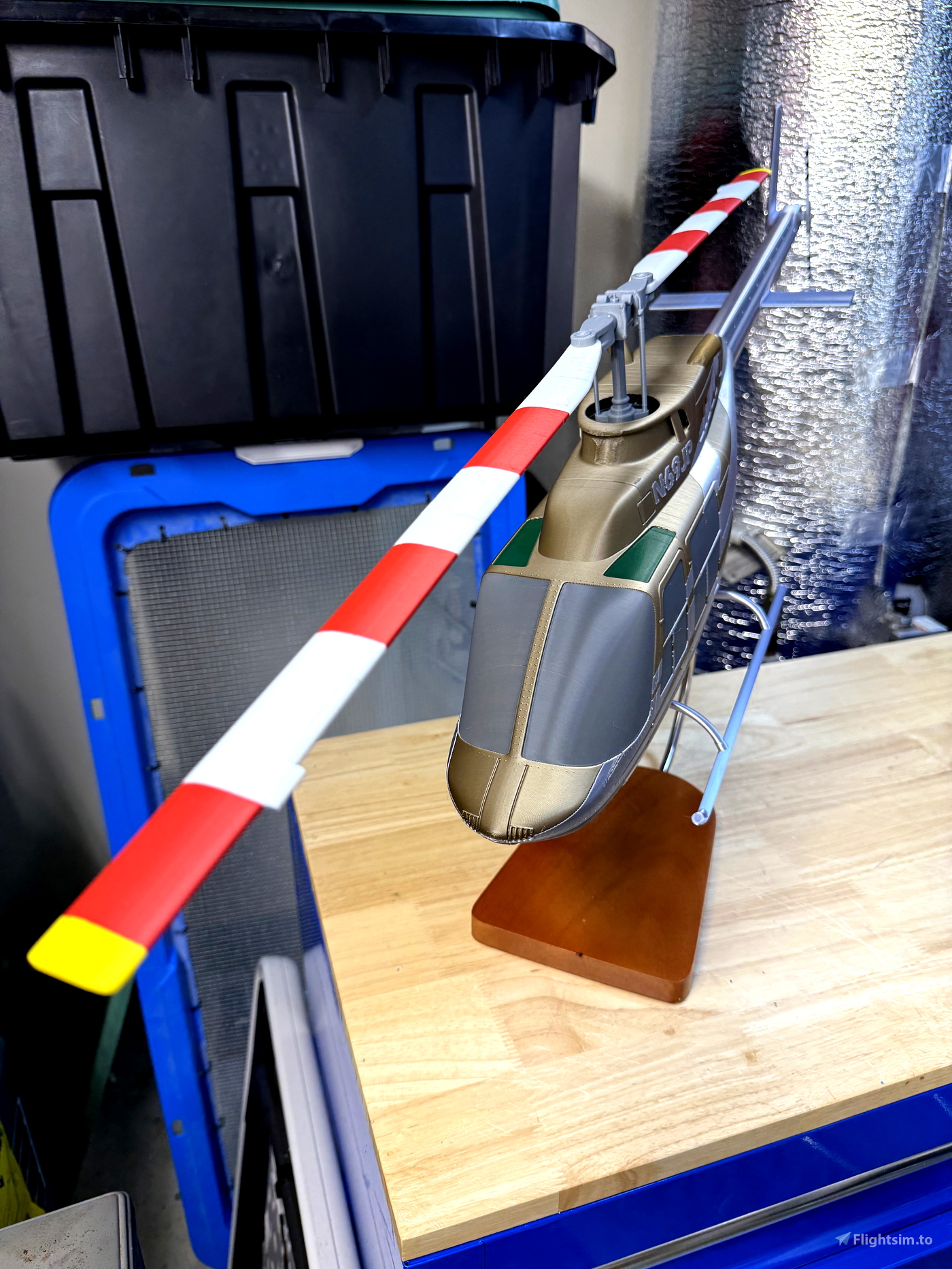 Liveries Requests - Cowansim 206B3 to match a model I made of it