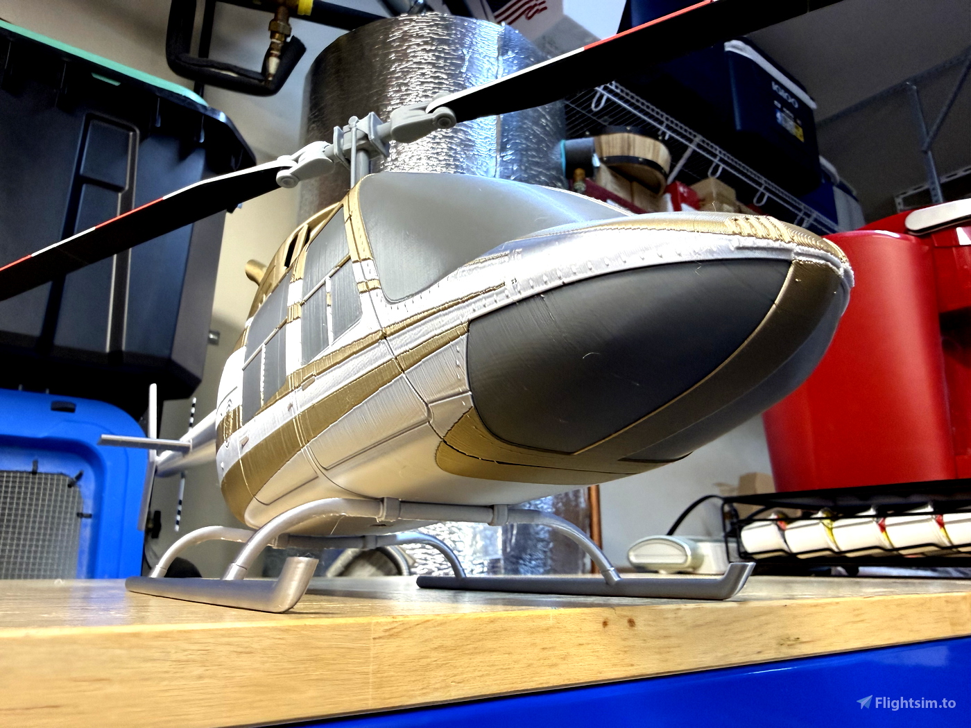 Liveries Requests - Cowansim 206B3 to match a model I made of it