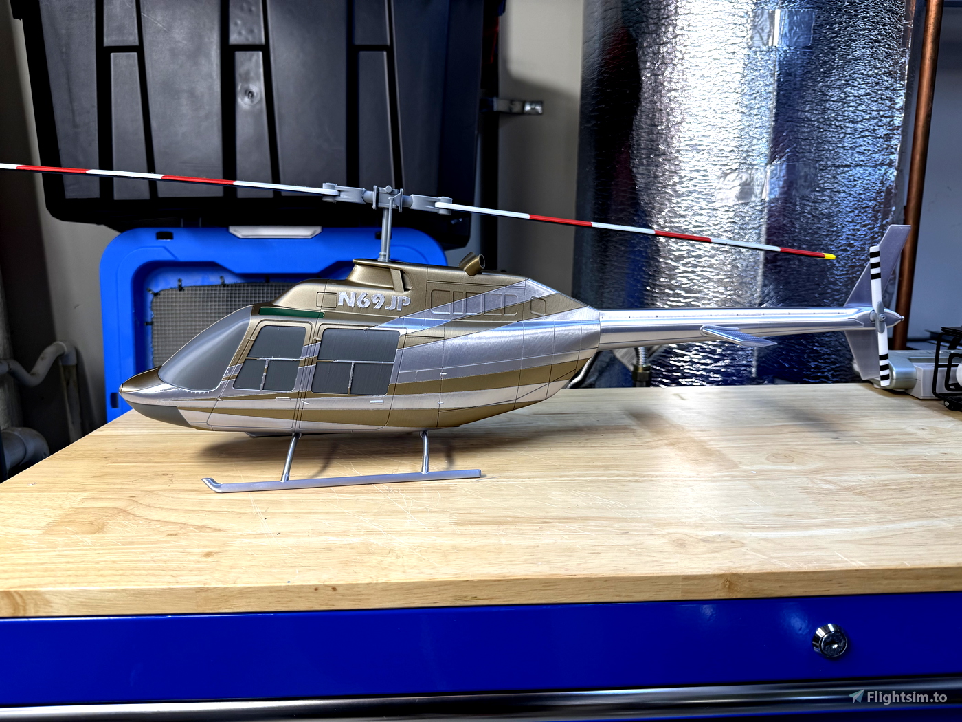 Liveries Requests - Cowansim 206B3 to match a model I made of it