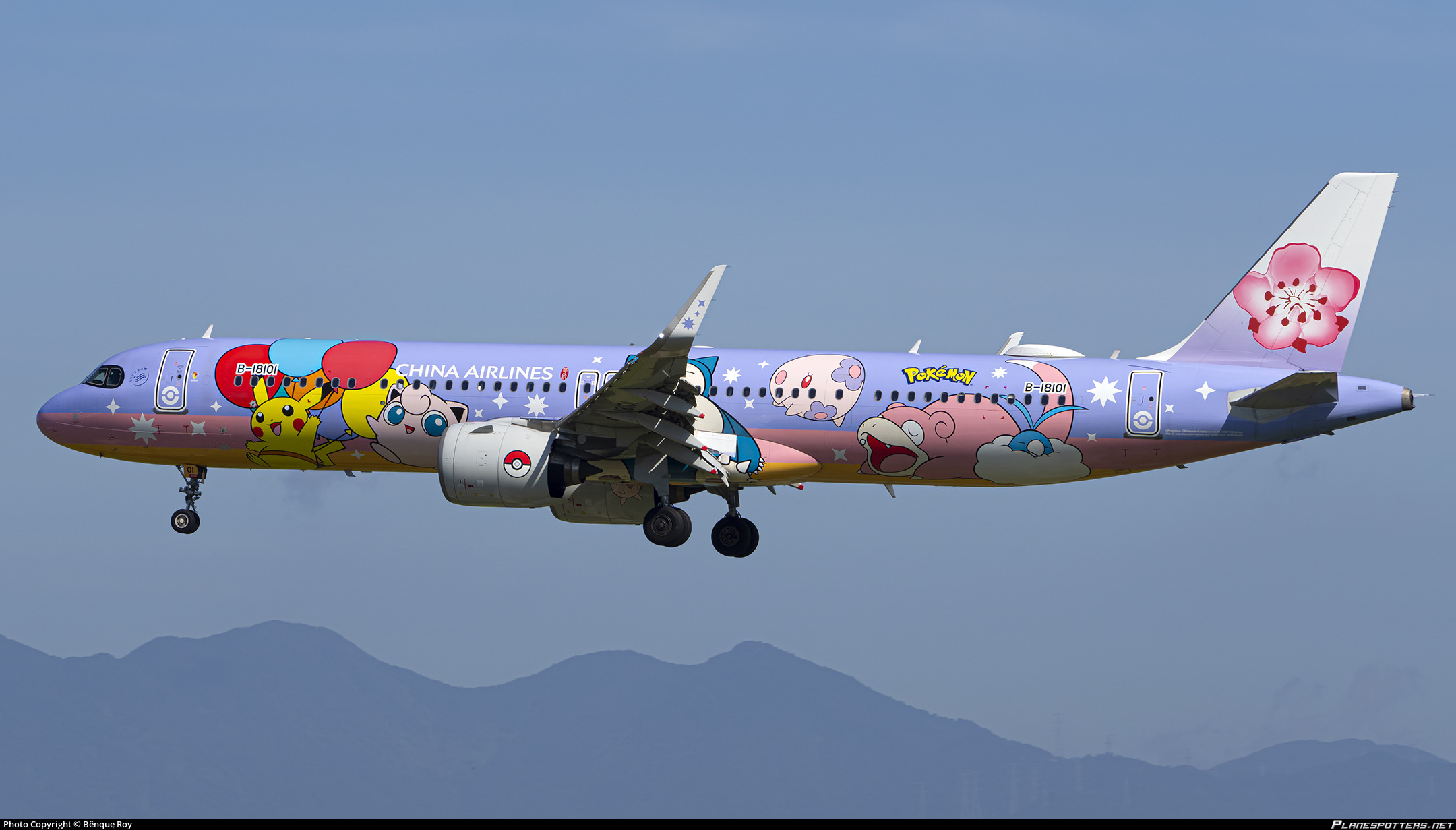 Fenix A321 - B-18101 - China Airlines A321neo: Pokemon livery