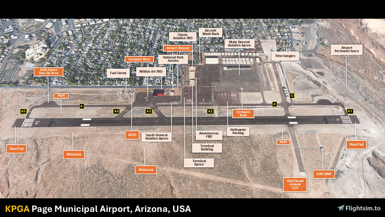 Page Municipal Airport (KPGA) v3.0 Released! (MSFS 2020 / MSFS 2024 - PC Freeware) image 1