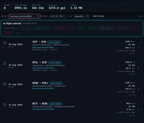 Greaser — a logbook that grades your landings. Looking for a few brave testers.