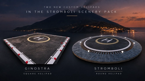 Upcoming Stromboli Scenery Pack