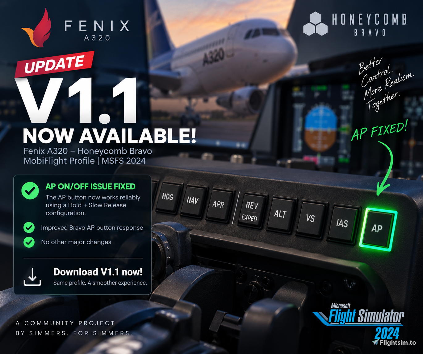 Update – V1.1 is now available!