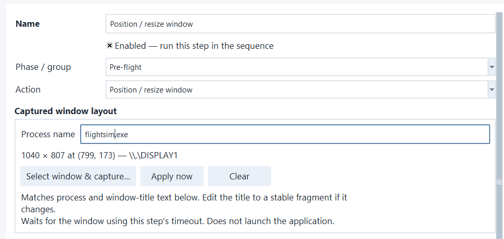 ✈️ New in MSFS Startup Manager: Position / resize windows!
