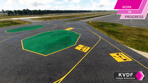 KVDF - Tampa Executive Airport (Taxiway work)