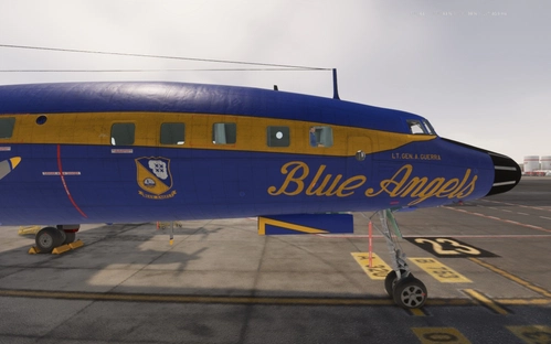 Update BLUE ANGELS Livery Classic 1968 (8K) - L-1049 SuperConstellation RedWing (with links and photos)