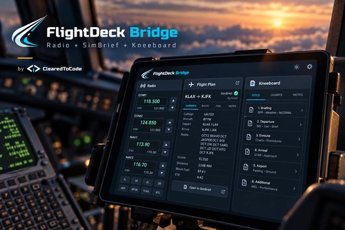 FlightDeck Bridge v1.1: the all-in-one tablet dashboard is here