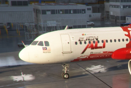 Air Asia Ejen Ali 9M-AHJ for Fenix a320 v2 #progression 2