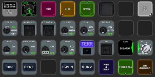 iniBuilds A380 StreamDeck profile (inkl AAO Scripts) available